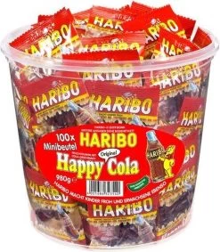 Voedsel Winkel 48 Haribo Happy Cola Mini Snoep Uitdeelzakjes