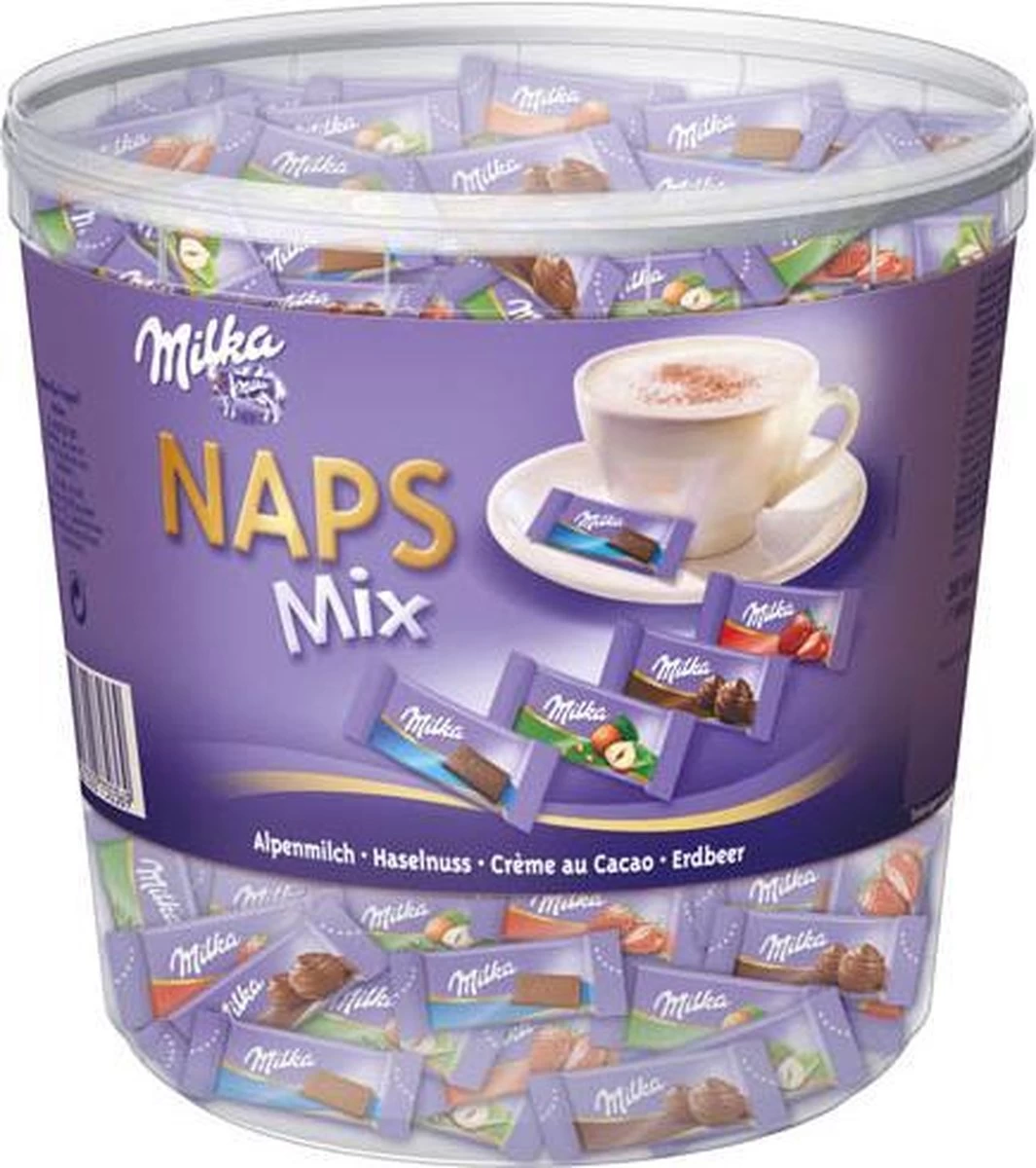 Milka Naps Mix - 207 Mini's 2 Milka Naps Mix - 207 Mini's - Afbeelding 2