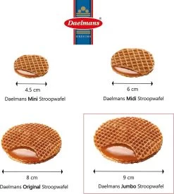 Daelmans Jumbo Karamel Stroopwafels - 18 X 2 (per Twee Verpakt) -Voedsel Winkel 1078x1200 2