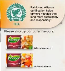 Pickwick Spices Turkish Apple Zwarte Thee - 12 X 20 Zakjes -Voedsel Winkel 1092x1200 3