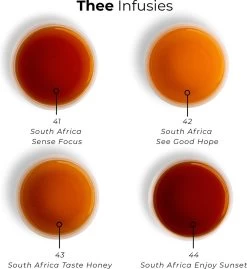 Soolong South Africa Nr40 Rooibos Cadeau Of Proefpakket Met Vier Luxe Theeen - Losse Rooibos & Honeybush - Ideaal Als Relatiegeschenk, Proeverij Of Met Valentijnsdag - Assortiment 4stuks -Voedsel Winkel 1102x1200