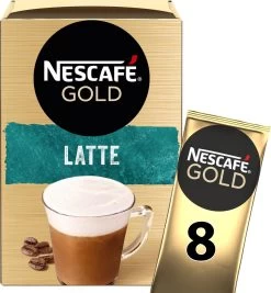Nescafé Gold Latte Macchiato Oploskoffie - 6 Doosjes à 8 Zakjes -Voedsel Winkel 1111x1200 3