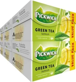 Pickwick Lemon Groene Thee Voordeelverpakking - 6 X 40 Zakjes
