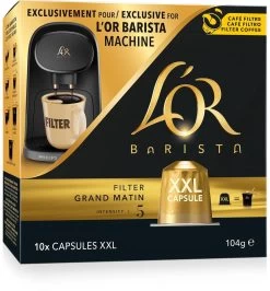 L'OR BARISTA XXL Filter Grand Matin (5) - 5 X 10 Koffiecups -Voedsel Winkel 1115x1200