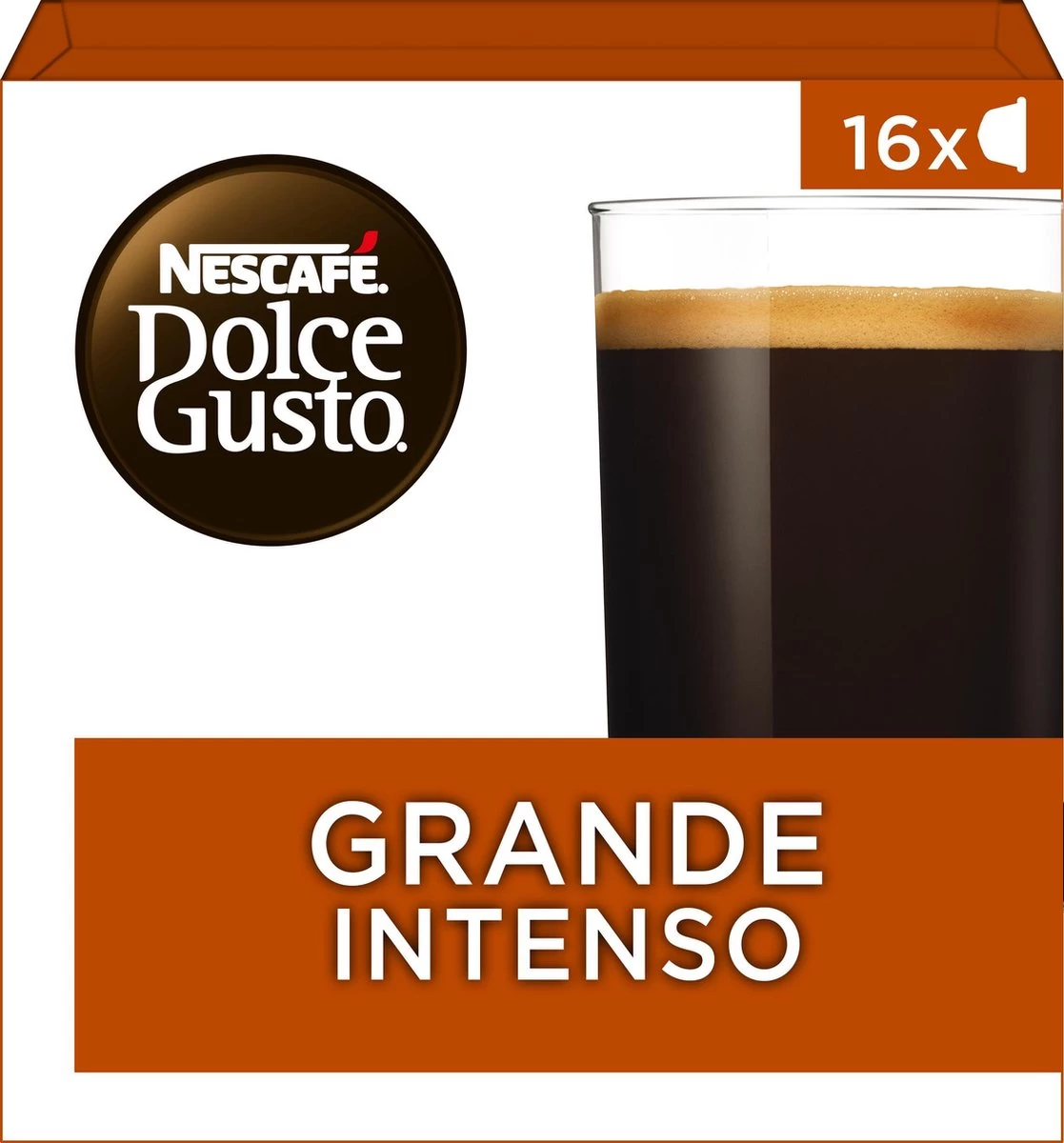 Nescafé Dolce Gusto Capsules Grande Intenso - 48 Koffiecups - Geschikt Voor 48 Koppen Koffie 2 Nescafé Dolce Gusto Capsules Grande Intenso - 48 Koffiecups - Geschikt Voor 48 Koppen Koffie - Afbeelding 2