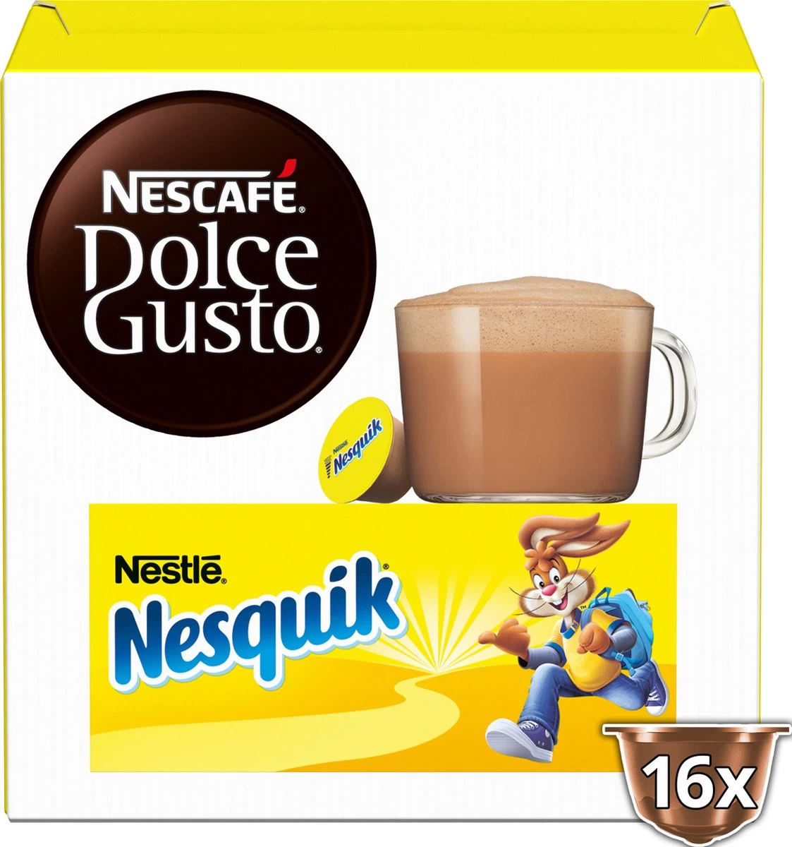 Nescafé Dolce Gusto Capsules Nesquik - Chocolademelk - 48 Cups - Geschikt Voor 48 3 Nescafé Dolce Gusto Capsules Nesquik - Chocolademelk - 48 Cups - Geschikt Voor 48 - Afbeelding 3