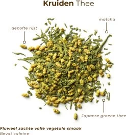 Soolong Taste Japan Nr33 Japanse Groene Thee - Fluweelzacht - Genmaicha, Matcha & Gepofte Rijst - Duurzame Losse Thee - Premium Thee Uit Japan - Blik 25gram -Voedsel Winkel 1123x1200