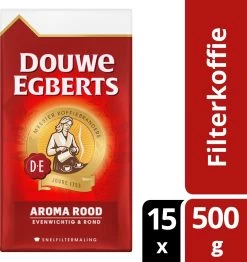 Douwe Egberts Aroma Rood Filterkoffie - 15 X 500 Gram -Voedsel Winkel 1132x1200 6
