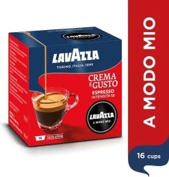 LAVAZZA A Modo Mio Crema E Gusto – 16 Cups -Voedsel Winkel 1144x1200
