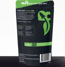 ROKKET - Energie Thee- Gember Citroen - Yerba Mate, Matcha, Guayusa, Guarana - 100 Gram -Voedsel Winkel 1160x1200 3