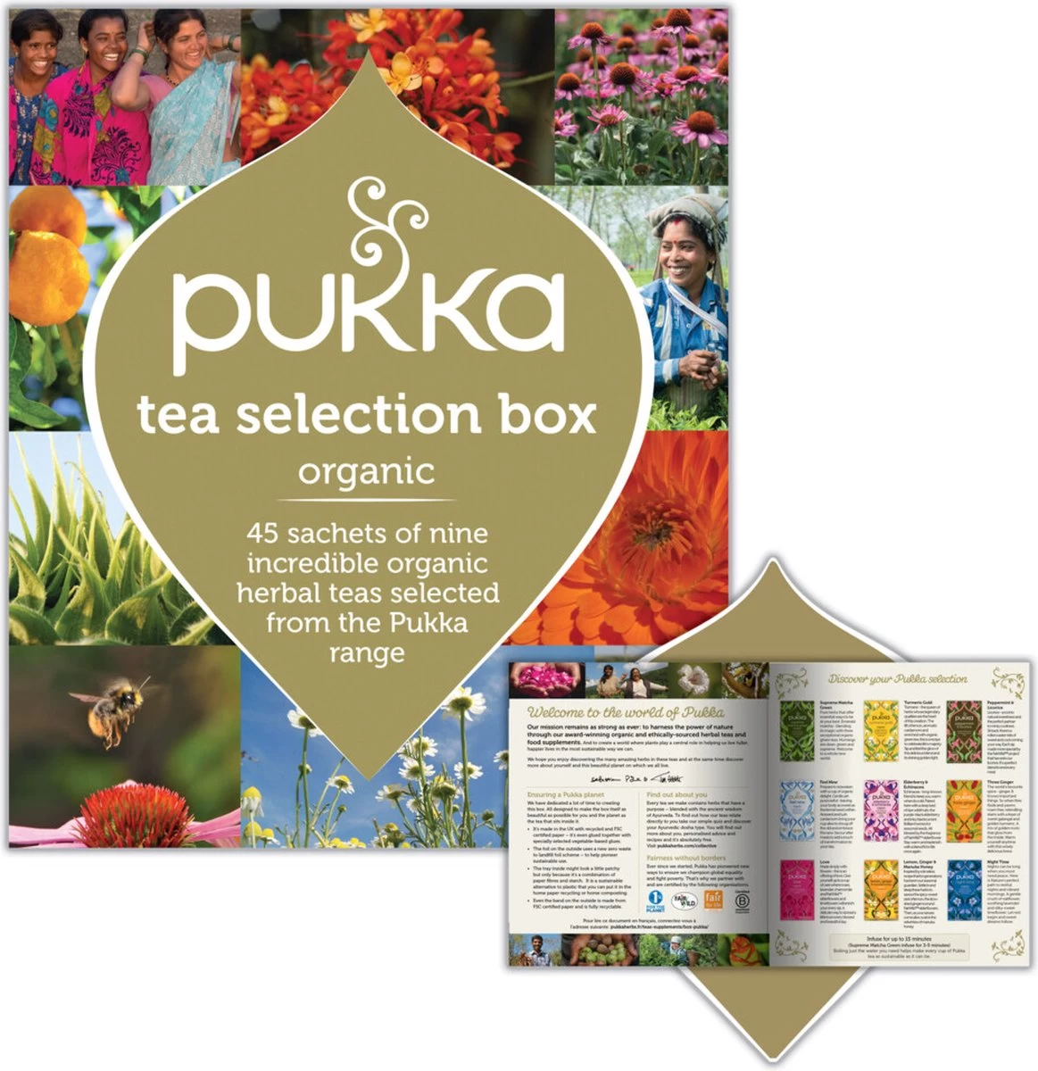 Pukka Original Kruidenthee Geschenkdoos - 9 Blends Biologische Kruidenthee, Ook Leuk Als Verjaardagscadeau - 45 Zakjes - Theedoos - GB-BIO-05 12 Pukka Original Kruidenthee Geschenkdoos - 9 Blends Biologische Kruidenthee, Ook Leuk Als Verjaardagscadeau - 45 Zakjes - Theedoos - GB-BIO-05 - Afbeelding 12
