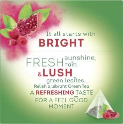Lipton Raspberry Pomegranate Groene Thee, Met Een Smaakexplosie Van Framboos En Granaatappel - 4 X 20 Zakjes - PL-EKO-03 -Voedsel Winkel 1185x1200 2