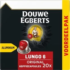 Douwe Egberts Lungo Original Koffiecups - Intensiteit 6/12 - 10 X 20 Capsules -Voedsel Winkel 1198x1200 3