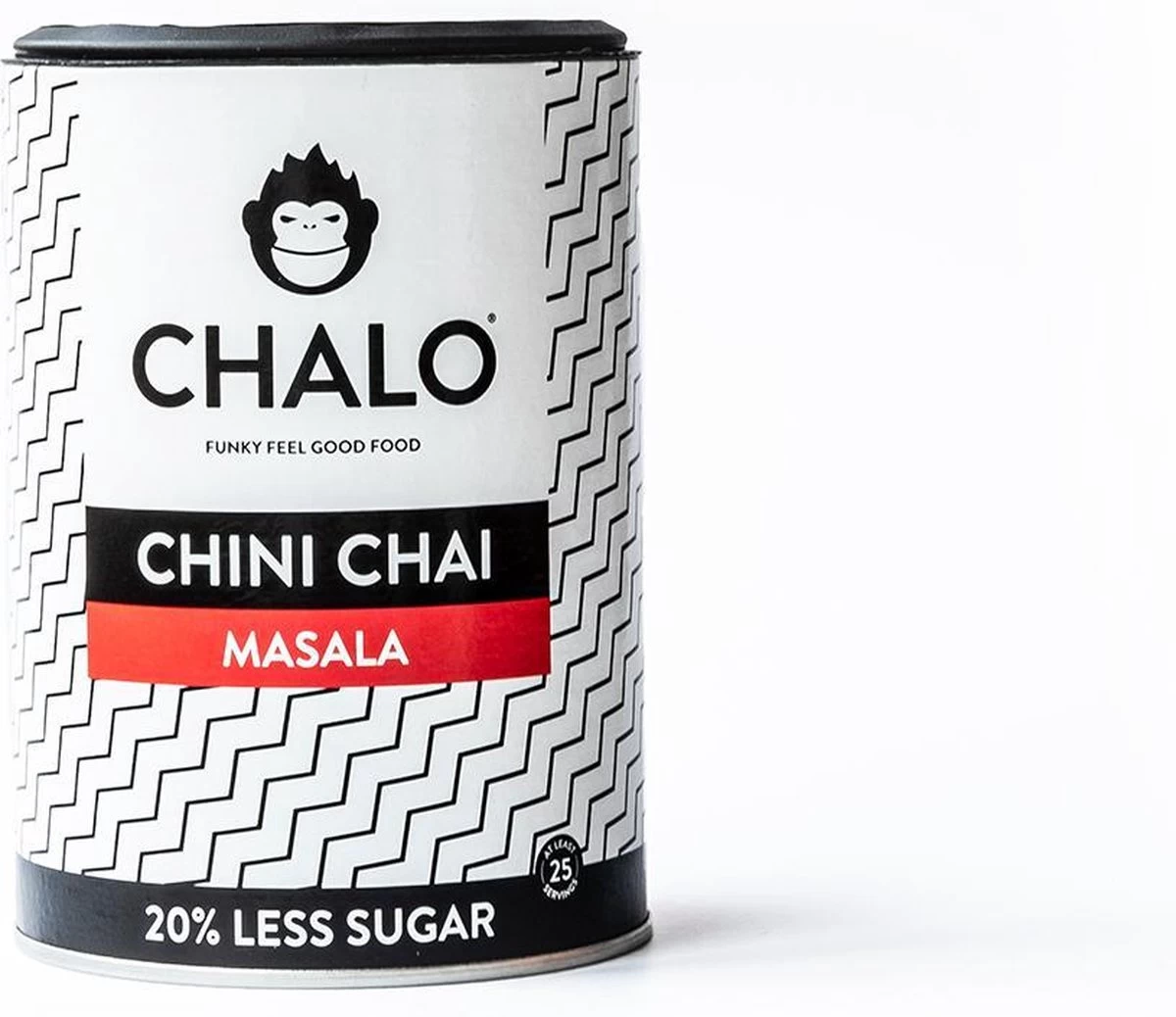 CHALO Chini Masala Chai Latte - Indische Vegan Chai - Zwarte Assam Thee - 25 Porties/ 300GR - Met Minder Suiker 1 CHALO Chini Masala Chai Latte - Indische Vegan Chai - Zwarte Assam Thee - 25 Porties/ 300GR - Met Minder Suiker