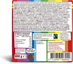 Tony's Chocolonely Tiny's Kadoosje Mix Chocolade Cadeau - 22 Mini Uitdeel Chocolaatjes - 200 Gram - Belgische Fairtrade Chocolade -Voedsel Winkel 1200x1049