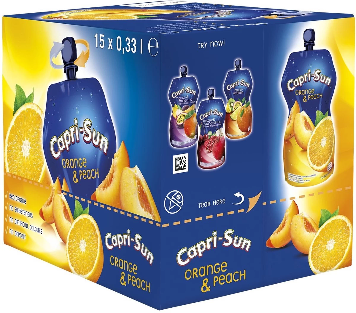 Capri-Sun - Orange & Peach - 15x 330ml