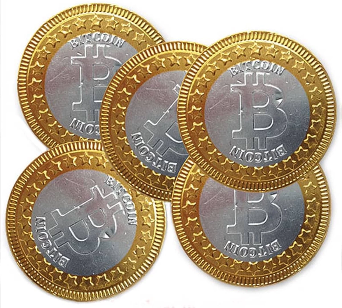 Bitcoins Chocolade - 38 Mm - 1 Kg 1 Bitcoins Chocolade - 38 Mm - 1 Kg