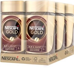 Nescafé Gold Oploskoffie - 6 Potten à 200 Gram