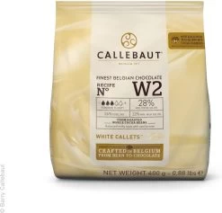 Callebaut Chocolade Callets Wit 400g -Voedsel Winkel 1200x1150 1