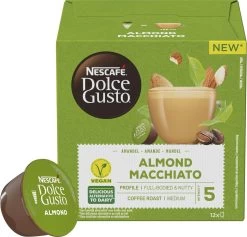 Nescafé Dolce Gusto Almond Macchiato Capsules - Vegan Koffie - 36 Koffiecups 15 Nescafé Dolce Gusto Almond Macchiato Capsules - Vegan Koffie - 36 Koffiecups -Voedsel Winkel 1200x1151