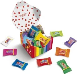 Tony's Chocolonely Tiny's Kadoosje Mix Chocolade Cadeau - 22 Mini Uitdeel Chocolaatjes - 200 Gram - Belgische Fairtrade Chocolade -Voedsel Winkel 1200x1157 3
