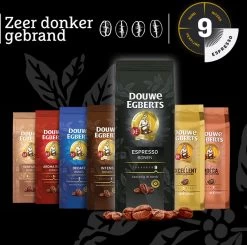 Douwe Egberts Espresso Koffiebonen - 4 X 1000 Gram - Extra Grote Verpakking -Voedsel Winkel 1200x1191