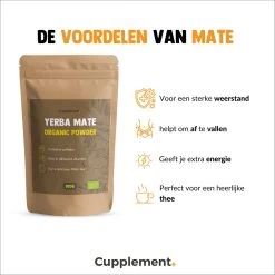 Cupplement | Thee Set 2 Delig | Yerba Mate 100 Gram & Matcha 90 Gram | Biologisch | Gratis Verzending, Opschuimer & Batterijen | Cadeau Pakket -Voedsel Winkel 1200x1200 262