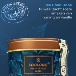 Soolong South Africa Nr40 Rooibos Cadeau Of Proefpakket Met Vier Luxe Theeen - Losse Rooibos & Honeybush - Ideaal Als Relatiegeschenk, Proeverij Of Met Valentijnsdag - Assortiment 4stuks -Voedsel Winkel 1200x1200 285