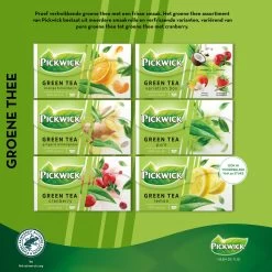 Pickwick Lemon Groene Thee Voordeelverpakking - 6 X 40 Zakjes -Voedsel Winkel 1200x1200 385