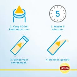 Lipton Cold Infuse Rooibos & Mango, Smaak Voor Koud Water Zonder Suiker En Calorieën - 6 X 10 Zakjes - NL-BIO-01 -Voedsel Winkel 1200x1200 394