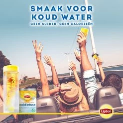 Lipton Cold Infuse Lemon & Camomile, Smaak Voor Koud Water Zonder Suiker En Calorieën - 6 X 10 Zakjes - NL-BIO-01 -Voedsel Winkel 1200x1200 398