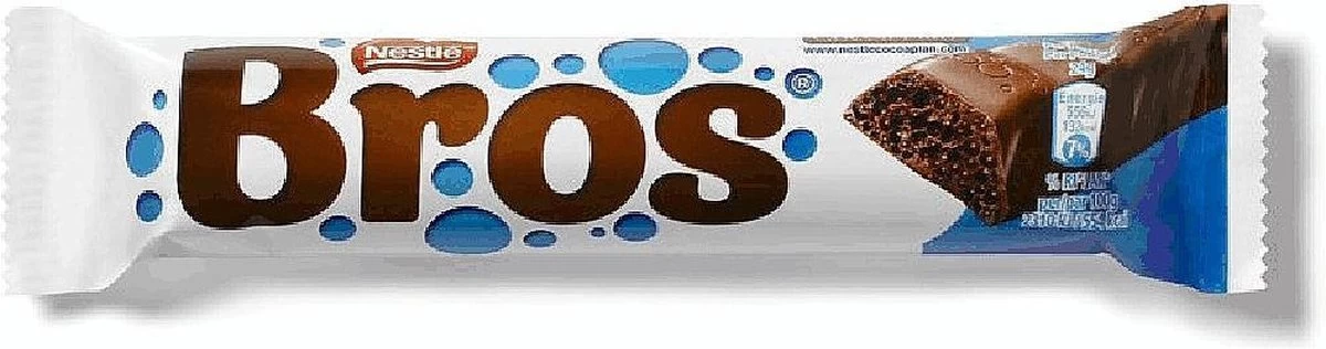 Bros - Luchtige Melkchocolade - 40 Repen 2 Bros - Luchtige Melkchocolade - 40 Repen - Afbeelding 2