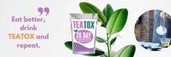 TeaTox™ 28 Dagen Afvallen Detox - Thee - Detox + E-book 30 Recepten 19 TeaTox™ 28 Dagen Afvallen Detox - Thee - Detox + E-book 30 Recepten -Voedsel Winkel 1200x401