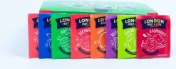 London Fruit & Herb Thee Assortiment – 80 Zakjes Thee, 10 Builtjes Met 8 Verschillende Smaken – Ideaal Cadeau Voor De Thee Liefhebber -Voedsel Winkel 1200x473