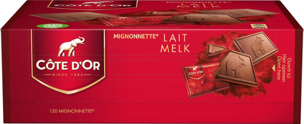Côte D'Or Mignonnettes Melk Chocolade 1,2kg 1 Côte D'Or Mignonnettes Melk Chocolade 1,2kg