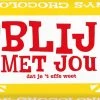 Tony's Chocolonely Chocolade Reep Melk Noga "Blij Met Jou"- 180 Gram