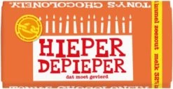 Tony's Chocolonely Chocolade Reep Melk Karamel Zeezout - Zeg 't Met Een Reep "Hieperdepieper" - 180 Gram -Voedsel Winkel 1200x623