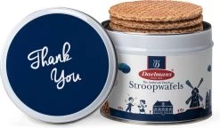 Stroopwafel Cadeau Blik 'Thank You' - Doos Met 6 Blikjes - 230 Gram Per Blik - 8 Stroopwafels Per Blik (48 Koeken ) -Voedsel Winkel 1200x702