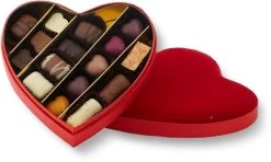 Chocoladecadeau | Leonidas Bonbons | Luxe Fluwelen Hart | 15 Bonbons -Voedsel Winkel 1200x720