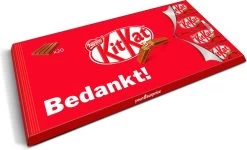 "Bedankt!" - Gigantische KitKat Reep - 900 Gram Overheerlijke Chocolade
