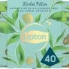 Lipton Thee Limited Edition Theedoos, Leuk Om Te Geven Als Cadeau - 40 Zakjes En Tinnen Blik - Cadeauverpakking
