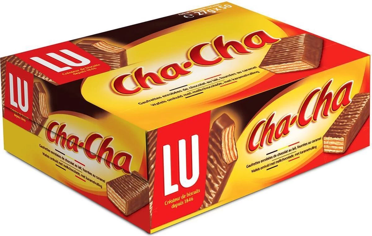 Cha Cha Koekjes - 27gram - 50 Stuks 1 Cha Cha Koekjes - 27gram - 50 Stuks