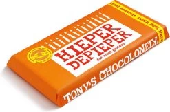 Tony's Chocolonely Chocolade Reep Melk Karamel Zeezout - Zeg 't Met Een Reep "Hieperdepieper" - 180 Gram -Voedsel Winkel 1200x793
