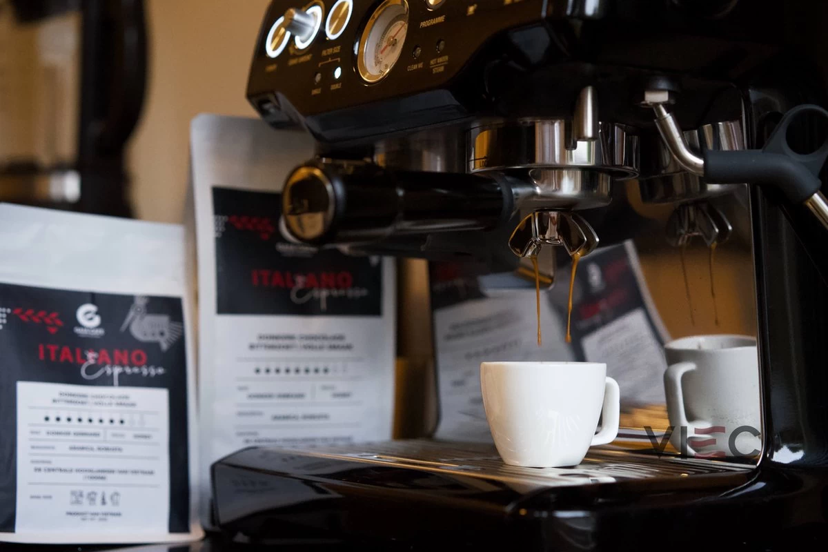 Italiano Espresso Honey Process Vietnamese Koffiebonen Aanbieding 250g GAIA Cafe 6 Italiano Espresso Honey Process Vietnamese Koffiebonen Aanbieding 250g GAIA Cafe - Afbeelding 6