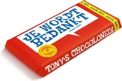 Tony's Chocolonely Chocolade Reep Melk - Zeg 't Met Een Reep "Bedankt" - 180 Gram -Voedsel Winkel 1200x803 3