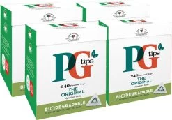 PG Tips | 100% Zwarte Thee | 4x 240 Zakjes | Extra Grote Verpakking -Voedsel Winkel 1200x837