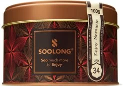 Soolong Enjoy Japan Nr34 Japanse Groene Thee - Fris & Licht Umami - Sencha, Citroengras & Lindebloesem - Duurzame Losse Thee - Premium Thee Uit Japan - Blik 20gram
