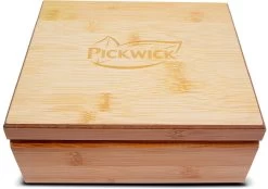 Pickwick Bamboe Houten Theedoos - Geschenkset - 60 Theezakjes -Voedsel Winkel 1200x846