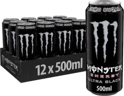 Monster Energy Ultra Black - 12 X 500ml -Voedsel Winkel 1200x937 1
