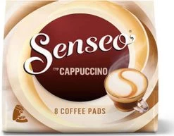 Senseo Cappuccino Koffiepads - 2/9 Intensiteit - 10 X 8 Pads -Voedsel Winkel 1200x937